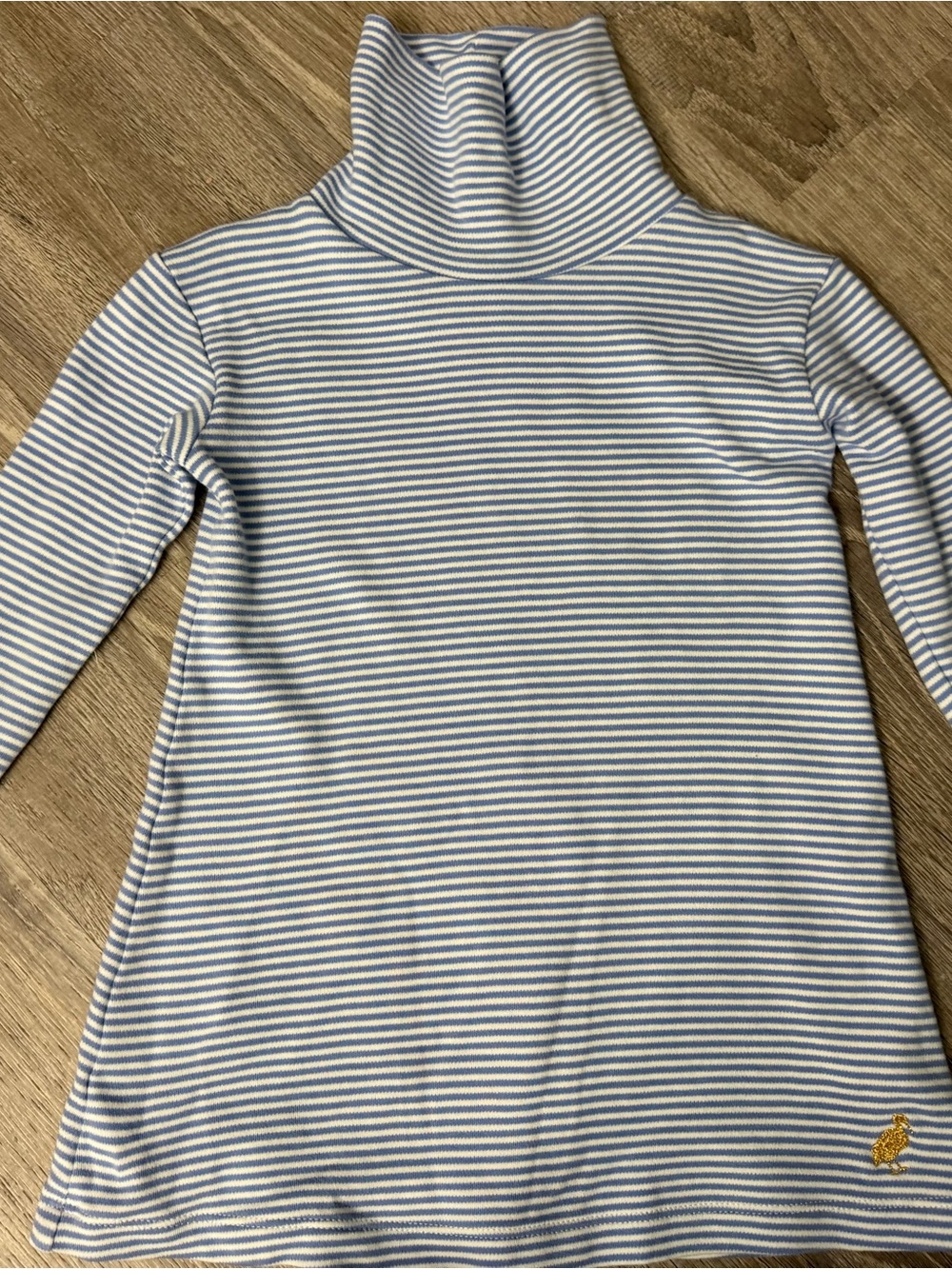 The Beaufort Bonnet Company Blue and White Striped Long-Sleeve Tunic top